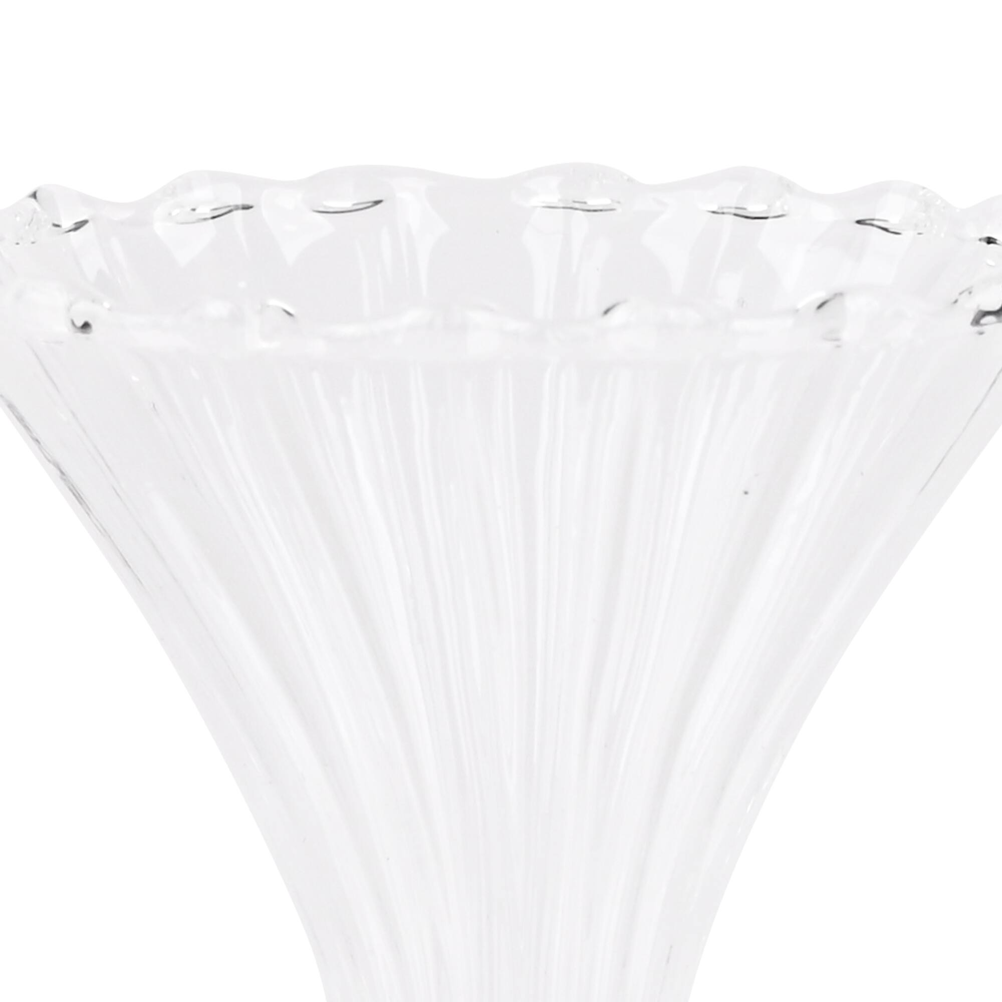 4" Clear Wide-Mouth Blown Glass Bud Vase by Ashland®